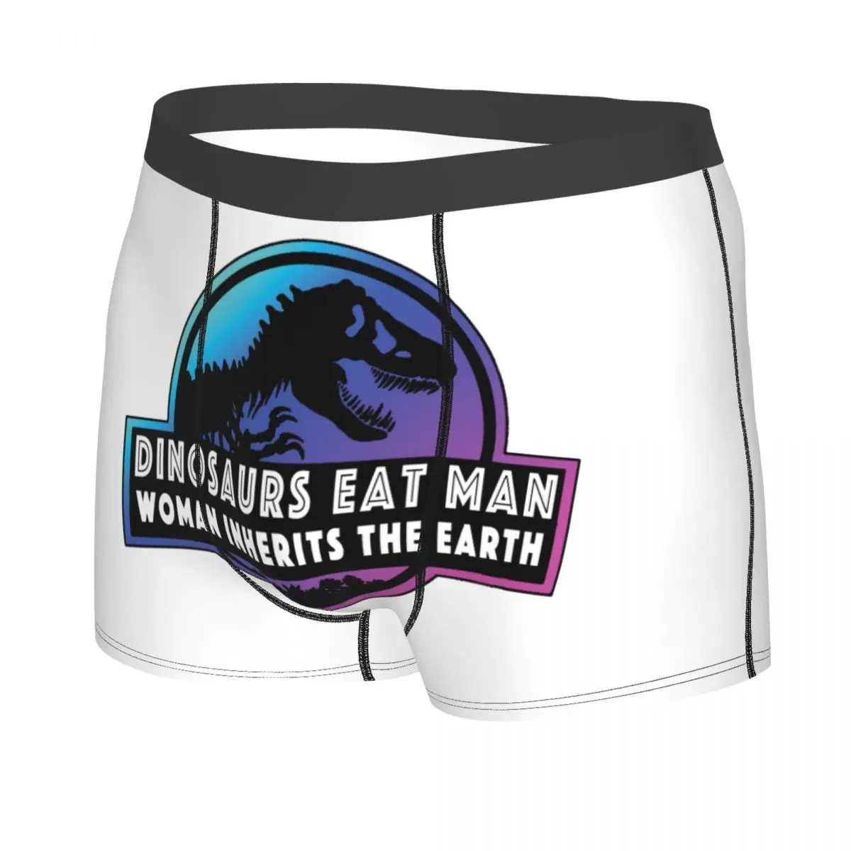 Нижнее белье с логотипом парка Юрского периода мужские эластичные трусы-боксеры