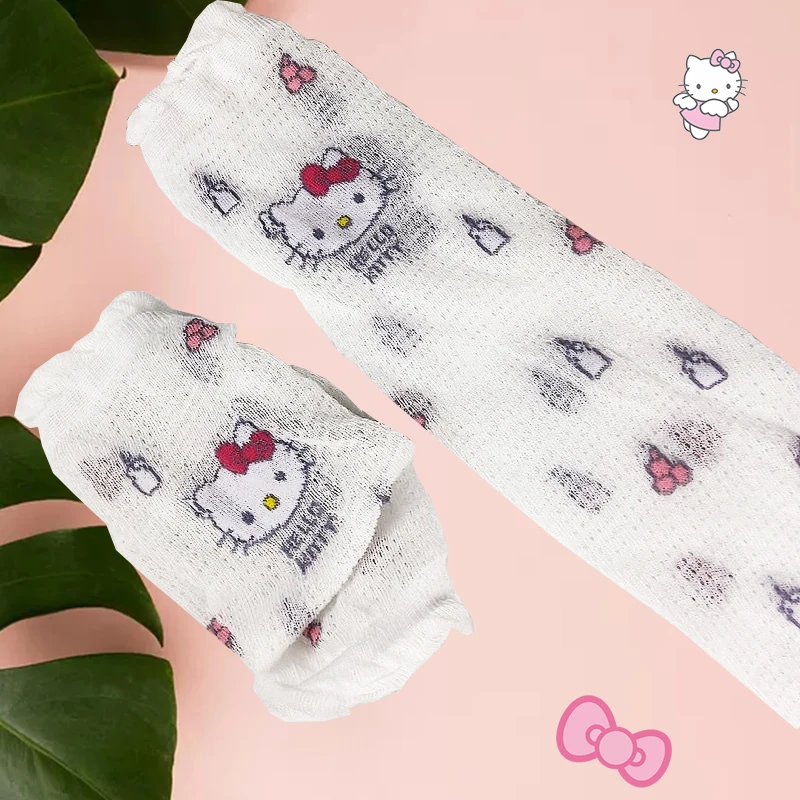 

Hello Kitty Ice Sleeve Breathable Kawaii Anime Kuromi Melody Sunscreen Cool Girls Outdoor Products Cute Summer Lovely Gift