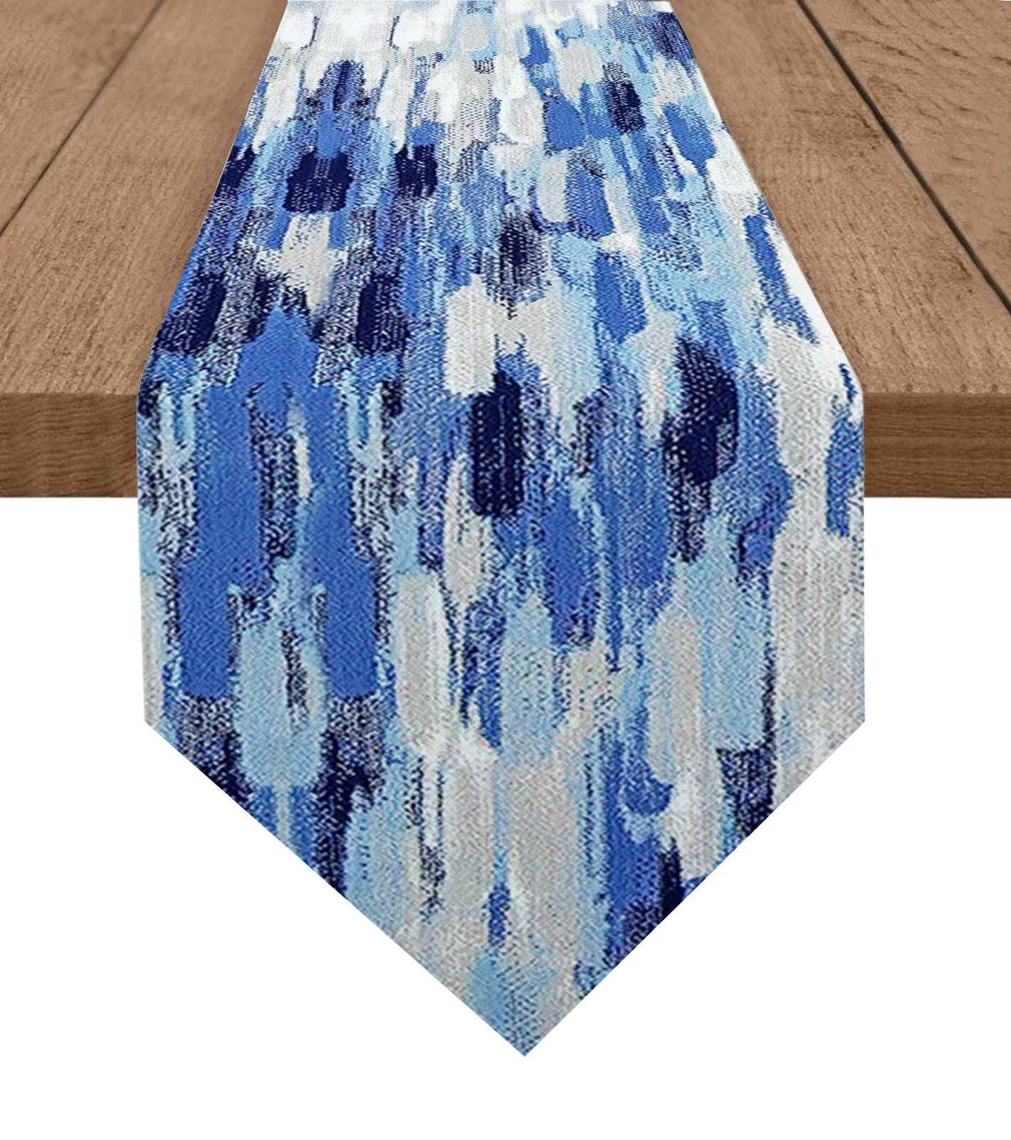 

Brush Lines Table Runners Holiday Wedding Decor Dinning Table Cover Christmas Decorations Table Cloth