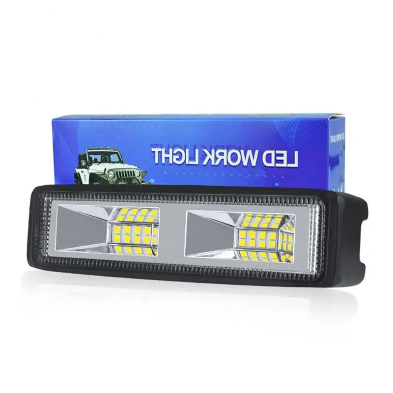 

Car LED Long Bright One-line Single Row 48W16 Bead Work Light Auxiliary Light Off-road Vehicle Light Auto Modified Lamp