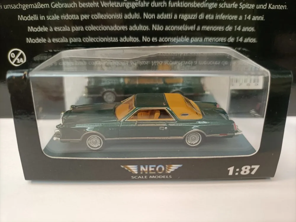 

Neo 1 87 Continental Mark V Simulation Coupe Car Model