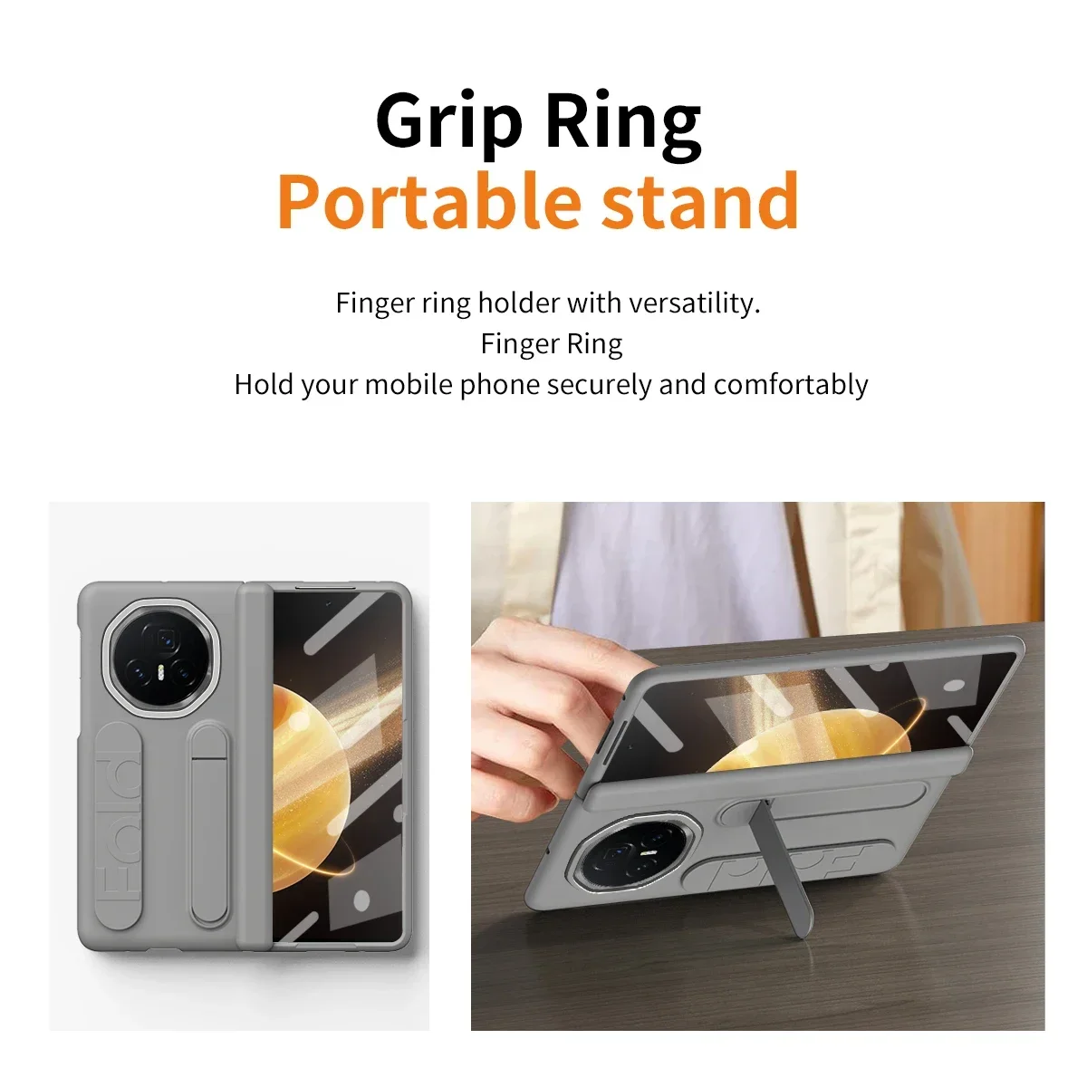 Матовый складной чехол для Honor Magic V3 MagicV3 приятный кожи матовый держатель с петлей