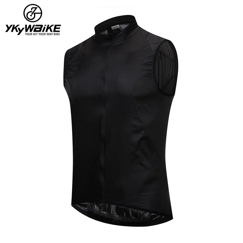 YKYWBIKE 2021 Windproof Cycling Vest Rainproof MTB Bike Jacket Outdoor Sport Quick-Dry Rain Jacket Sleeveless Clothing