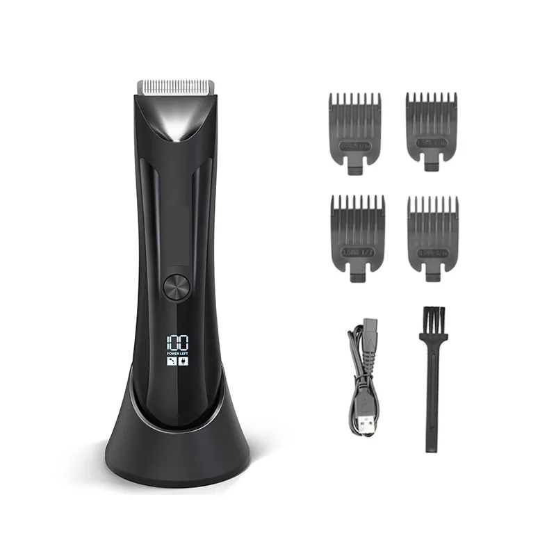 For Men Women Trimmer For Groin Pubic Replaceable  Blade Groomer Electric Razor Waterproof Clippe