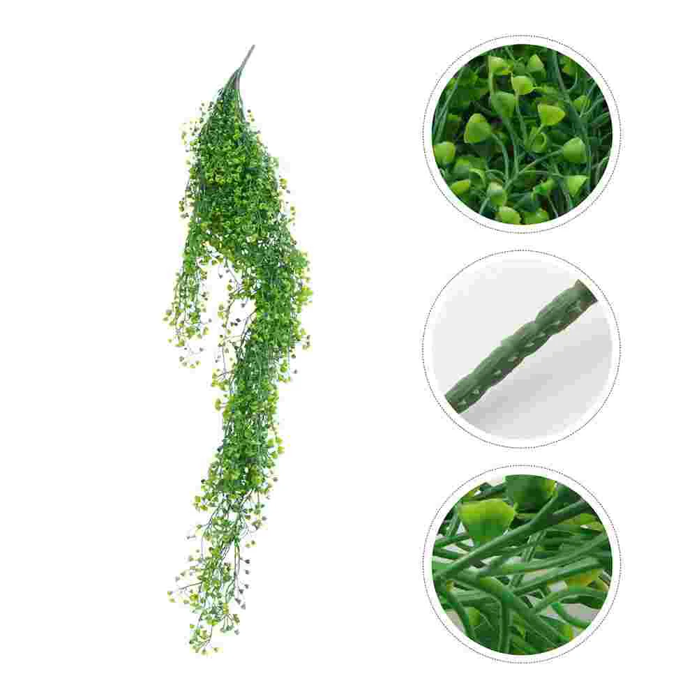 

2Pcs Faux Hanging Plants Simulation Strings Wall Art Ornament Housewarming Gift