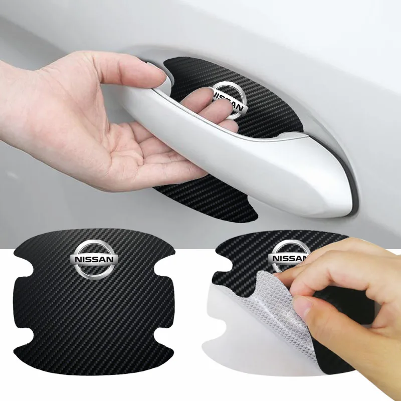 

Car Handle Protective Film Anti-Scratch Stickers for Nissan Qashqai X J10 J11 Trail Tiida Teana Skyline Juke X-trail t32 Almera
