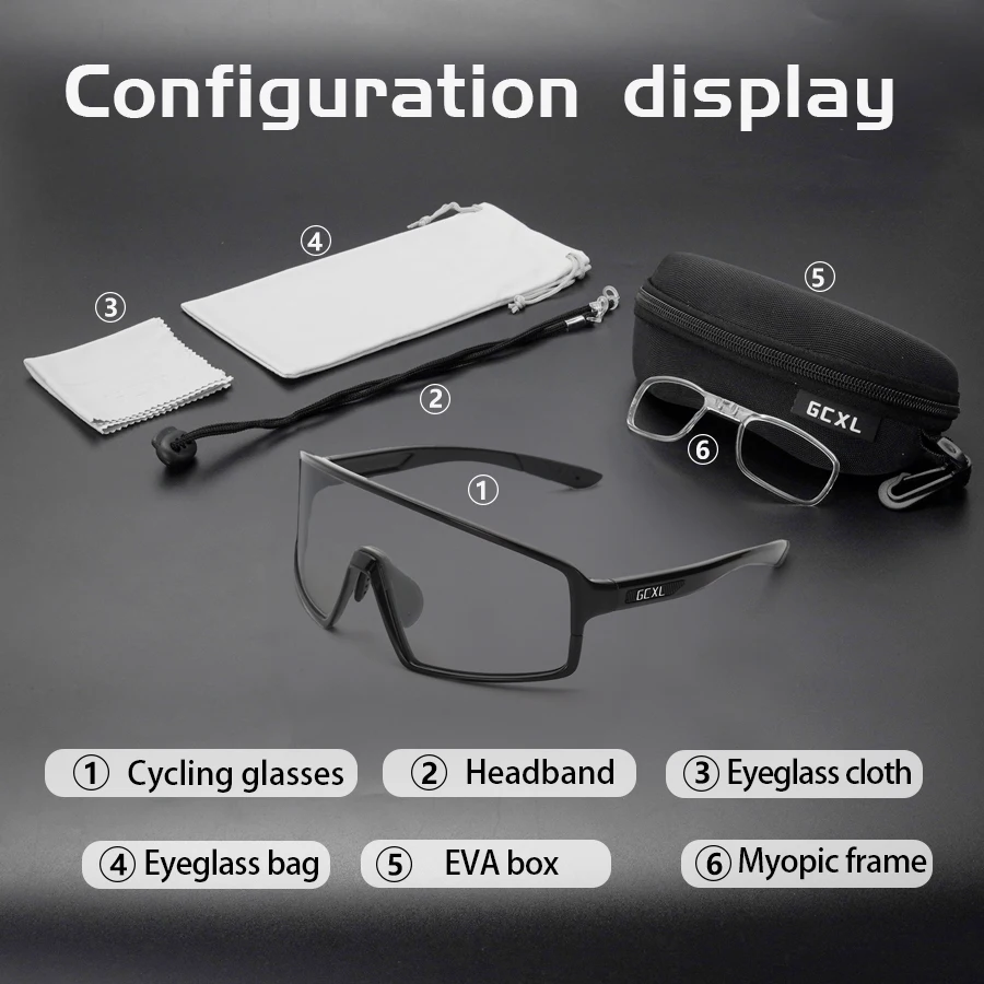 Очки солнцезащитные фотохромные для мужчин и женщин UV400 горных велосипедов езды