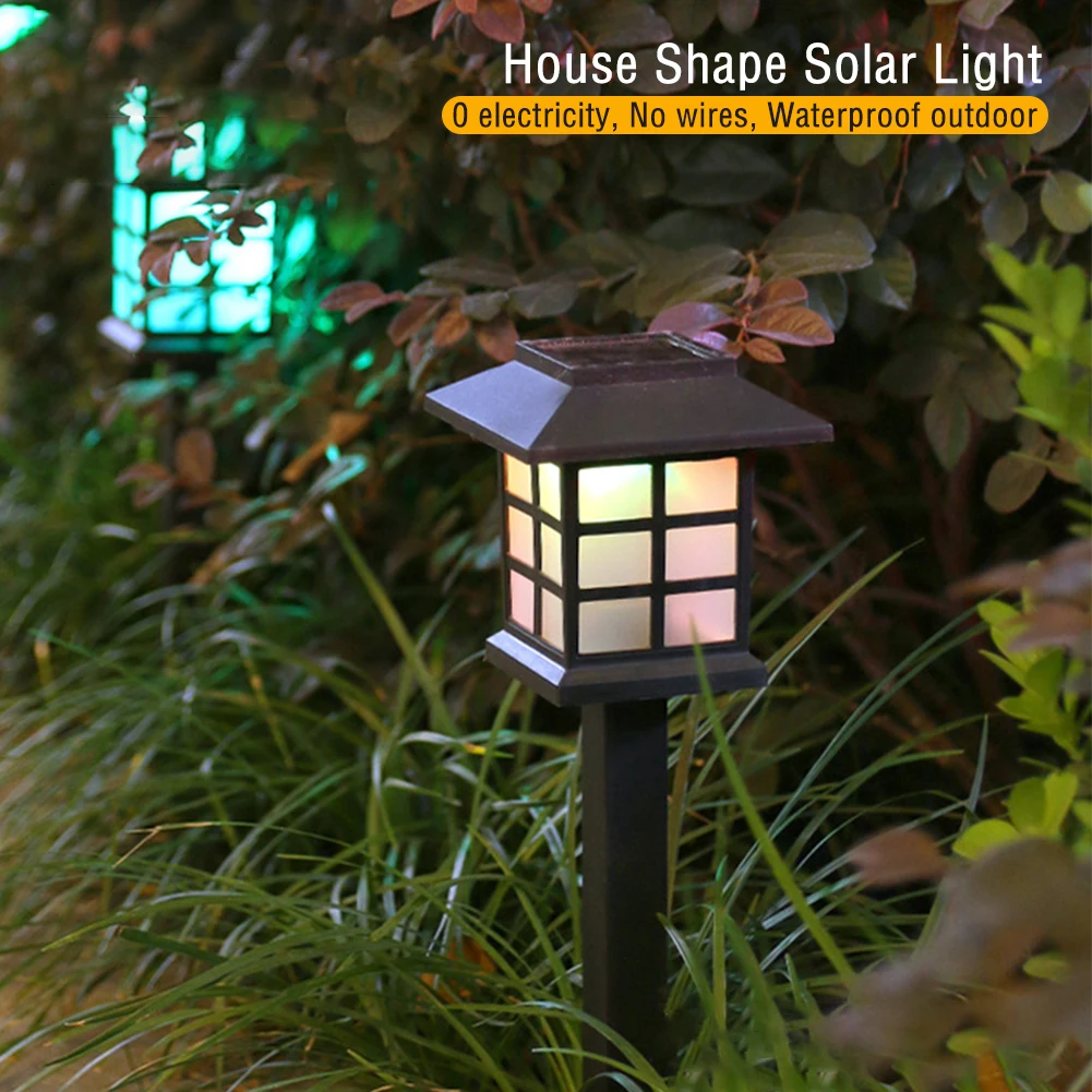 

2Pcs Outdoor Solar Lamp Led Solar Pathway Lights Waterproof for Garden/Landscape/Yard/Patio/Driveway/Walkway Lighting Decor