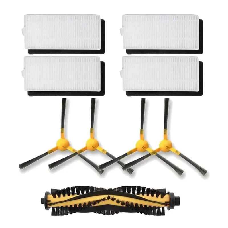 

Pack Replacement Roller Brush Filter Side Brushes For Neatsvor X500 Tesvor X500 Robot Vacuum Cleaner Parts