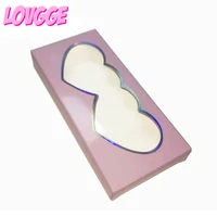 lovgge lashes packaging cases wholesale vendor supplier boxes package heart shaped window without tray eyelashes rectangle case