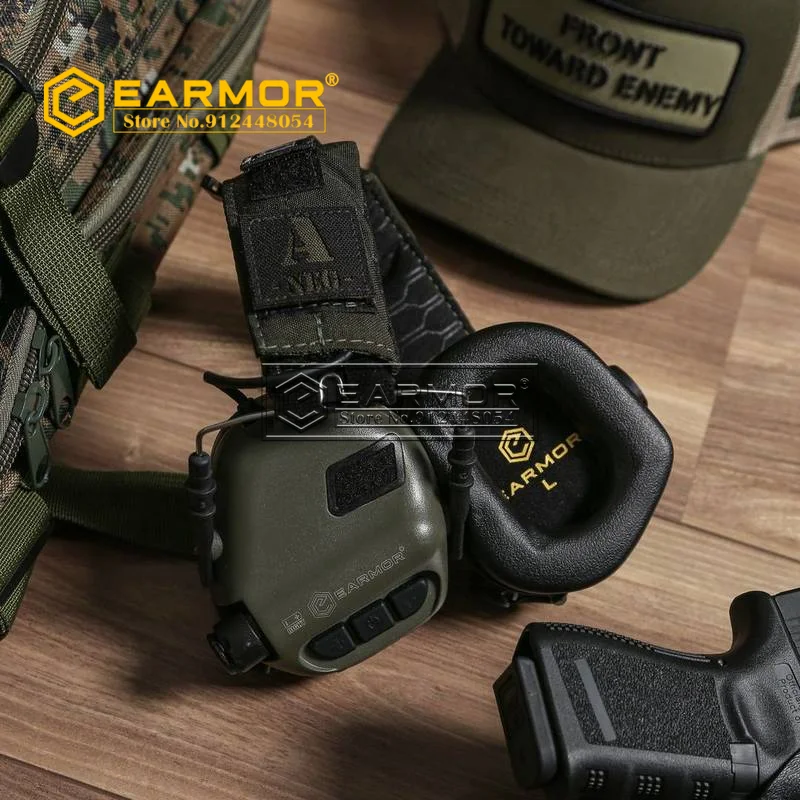 OPSMEN EARMOR Tactical Headset M31 MOD3 paraorecchie con cancellazione del rumore Tactical militari auricolare da tiro Anti-rumore