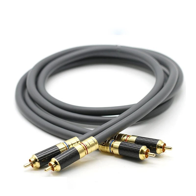 Сигнальный кабель M850SW, Hi-end, однокристальный медный аудиокабель RCA, соединительный кабель, аудиокабель RCA в RCA