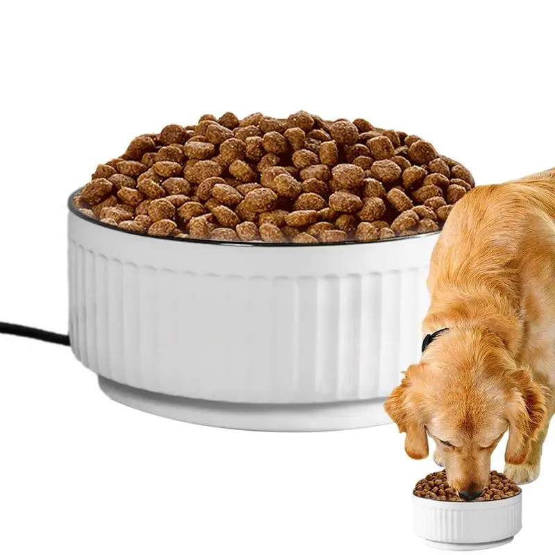 

Heated Water Dish Animal Water Heater Thermal Pet Heated Bowl Intelligent And Smooth Heating Animal Drinking Bowl For Cats Dogs