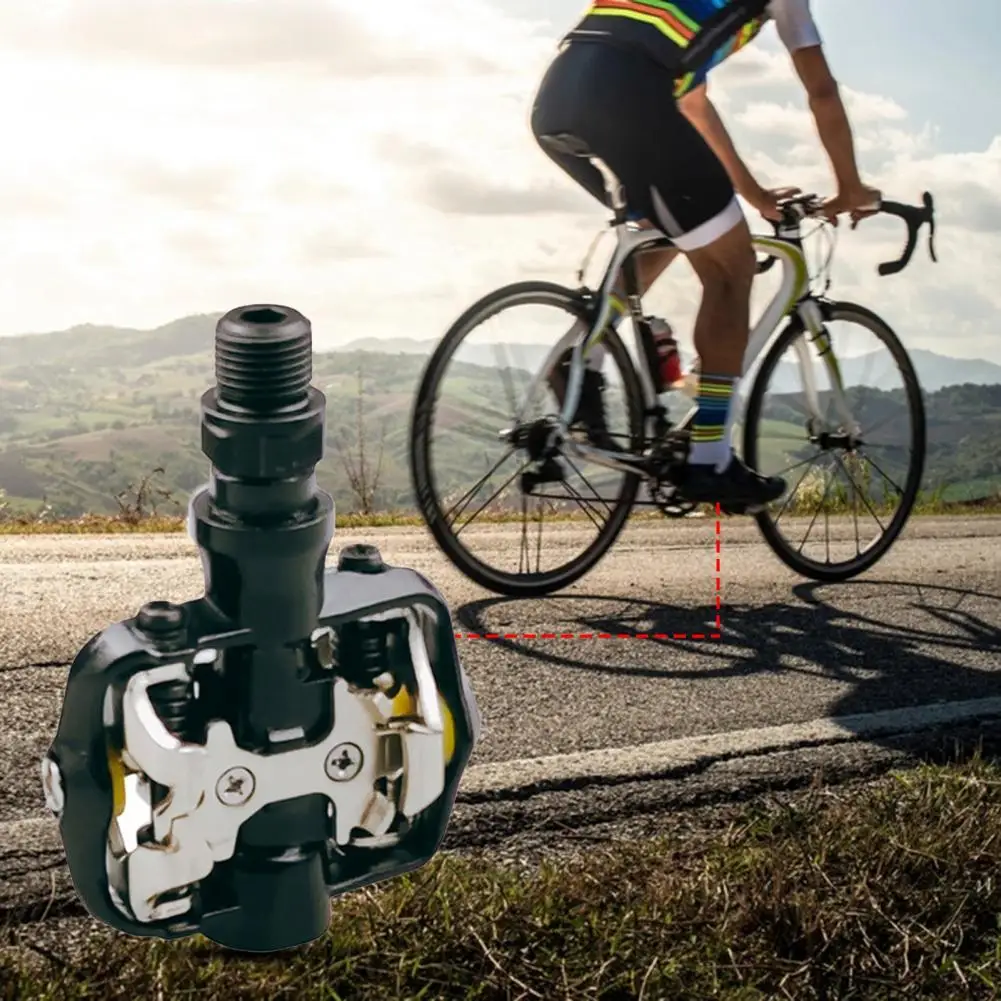 

1 Set Ultralight Self-locking Pedals Sealed Bearing Aluminum Alloy Good Toughness Bike Lock Pedals for Cycling
