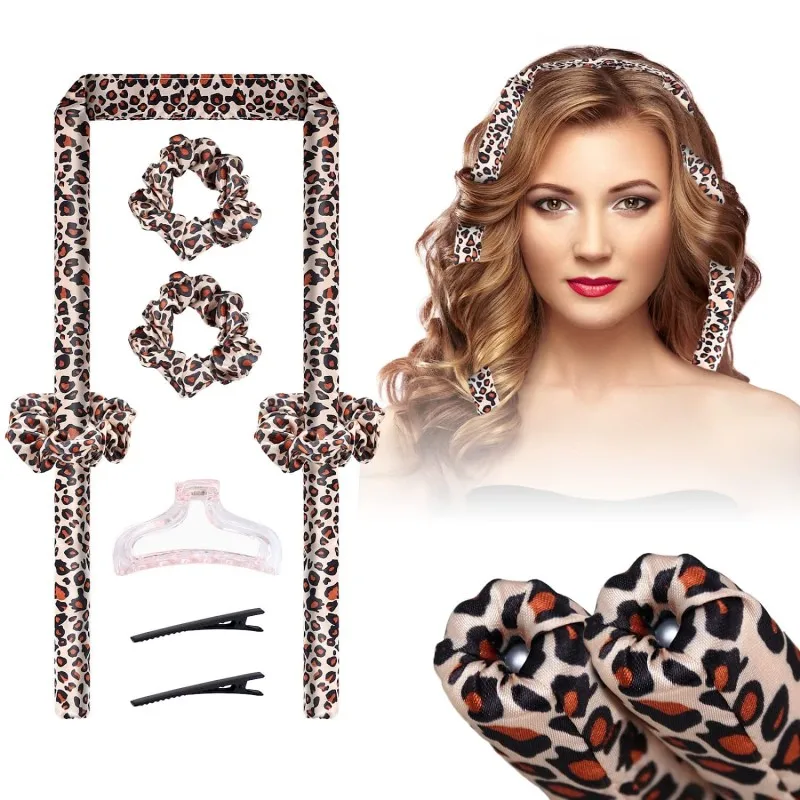 

Heatless Curling Rod Headband Ribbon Silk Hairwear Curlers Lazy Curling No Heat Sleeping for Hair Styling Tools Curl Bar бигуди