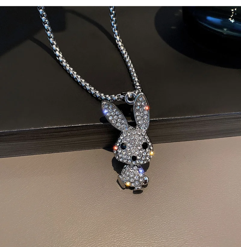 

Новинка, модное колье в стиле панк от FEEHOW, женская подвеска в стиле хип-хоп, подходящая ко всему Длинная цепочка для свитера