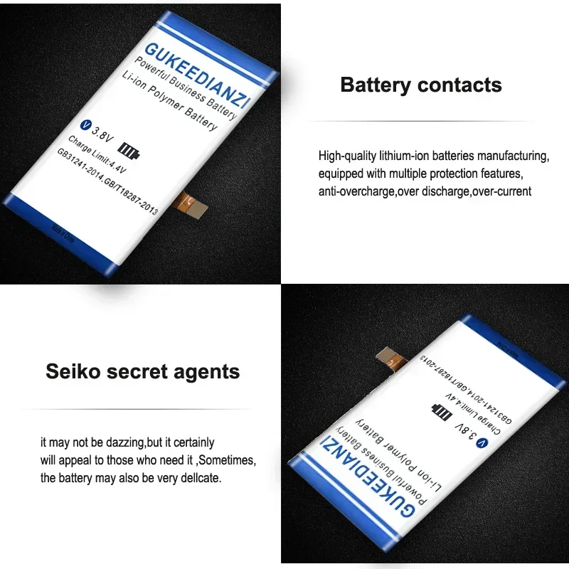 GUKEEDIANZI C11P1901 6550 мАч для ASUS ROG 2 ROG2 ZS660KL I001DB аккумуляторы игровых телефонов с