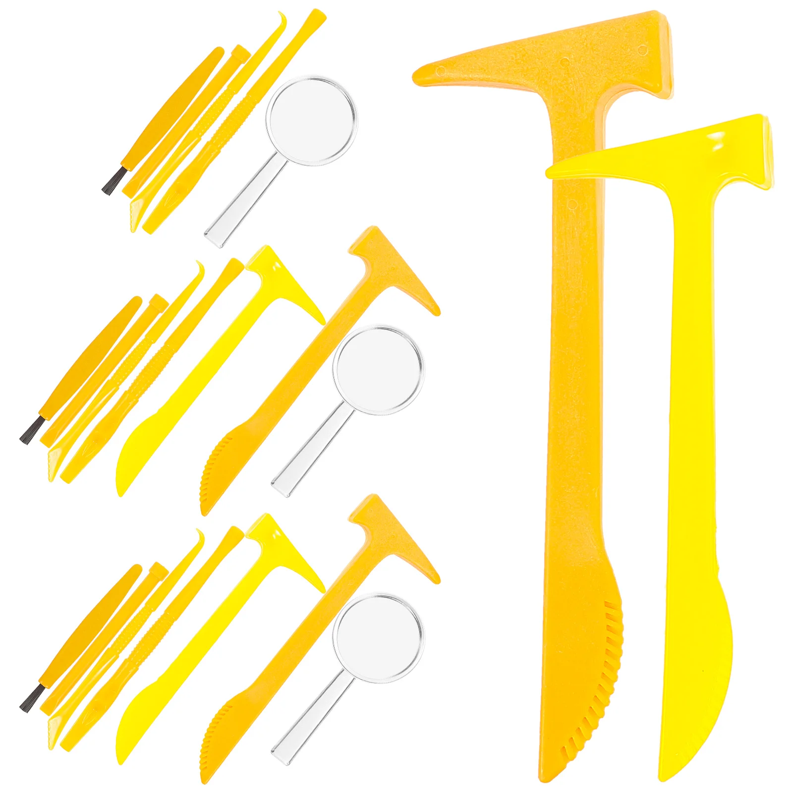 21 шт. молоток долото щетка инструменты для археологических раскопок