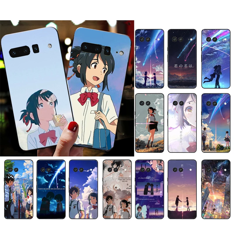 

Your Name Mitsuha Miyamizu Phone Case for Google Pixel 7 Pro 7 6A 6 Pro 5A 4A 3A Pixel 4 XL Pixel 5 6 4 3 XL 3A XL 2 XL Funda