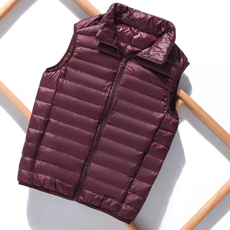 2024 новый зимний мужской легкий пуховый жилет на плечах спортивный модный с