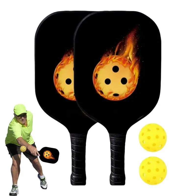 

Pickleball Paddles Pickleball Racket Set With 2 Balls Honeycomb Pickleball Rackets With Ergonomic Grip Gifts For Men Women