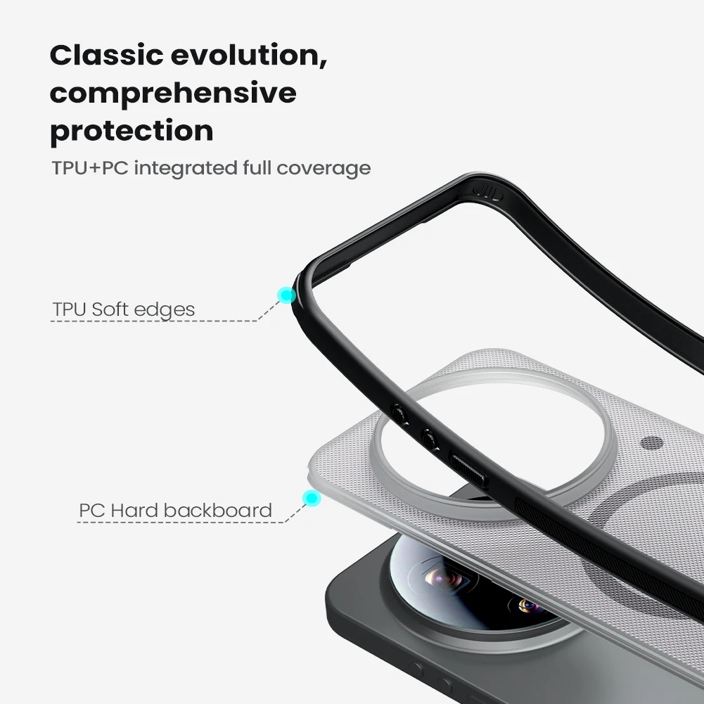 Фото Чехол NILLKIN для Xiaomi 17 Ultra Magsafe, Super Frosted Shield Pro, магнитный, с поддержкой беспроводной зарядки, задняя крышка для Xiaomi Mi 17 Ultra №5