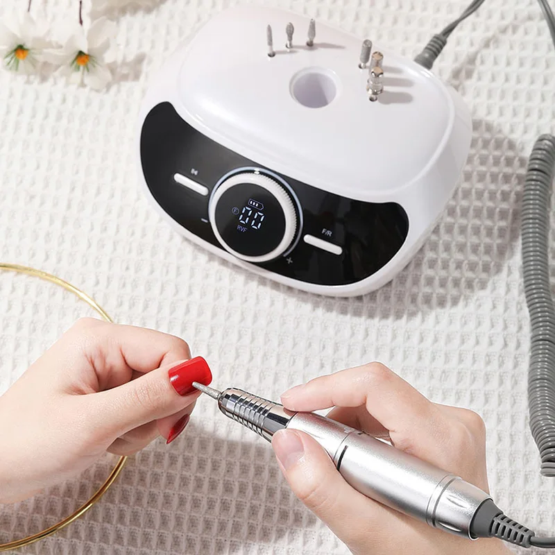 Professional Nail Polisher Machine for Nail Drill 35000RPM Electric Nail Drill Machine Manicure for Salon Home
