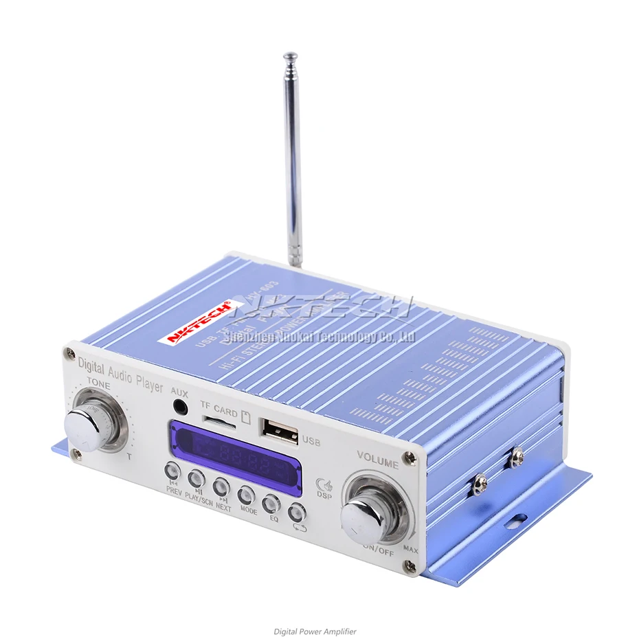 NKTECH HY-603 Автомобильный цифровой плеер аудио усилитель мощности Мини DIY 2CH 20 Вт RMS HiFi