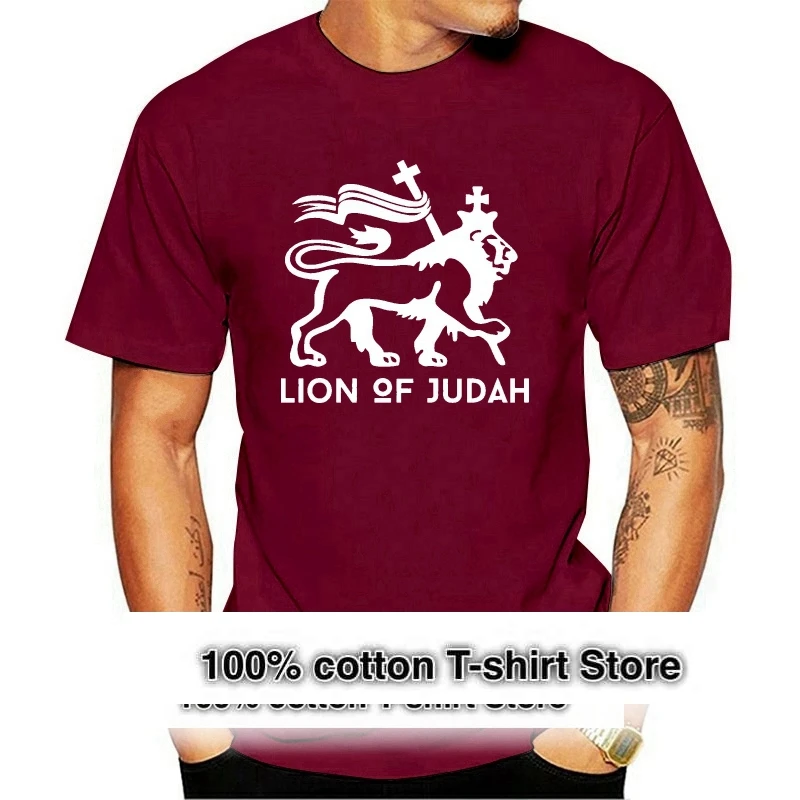 

Lion Of Judah T Shirt Tee Shirt Jewish Fashion 2021 Brand Design T Shirts Casual Cool Green T Shirt