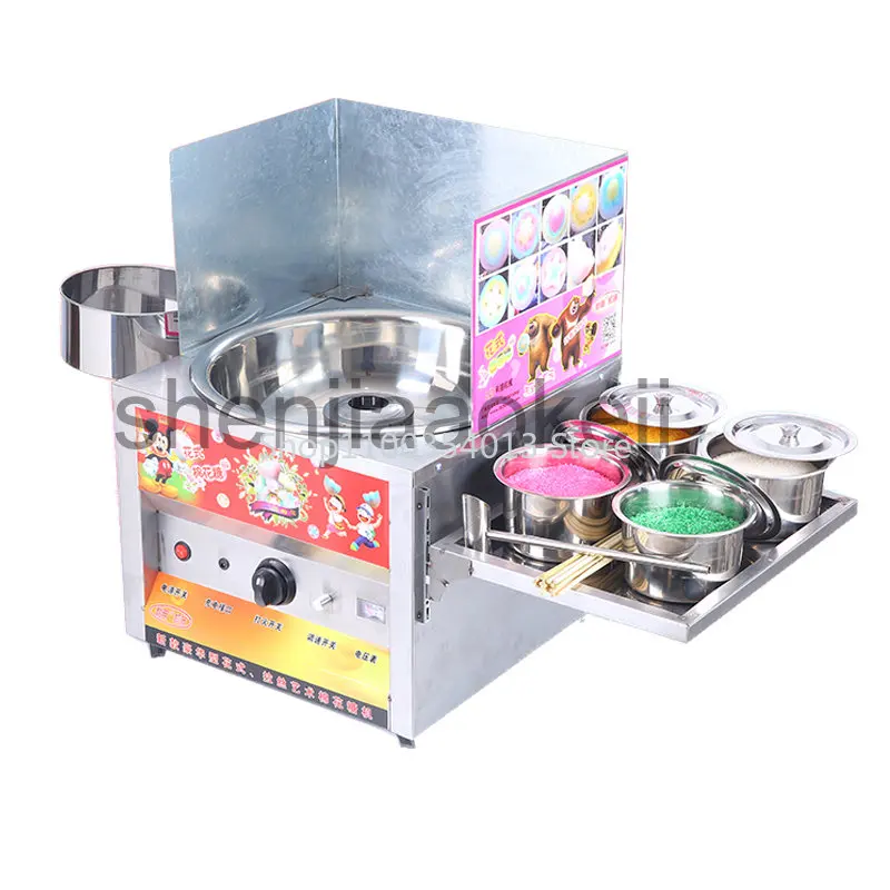 

Commercial cotton candy machine gas cotton candy machine maker various floss spun sugar machine sweet 1pc