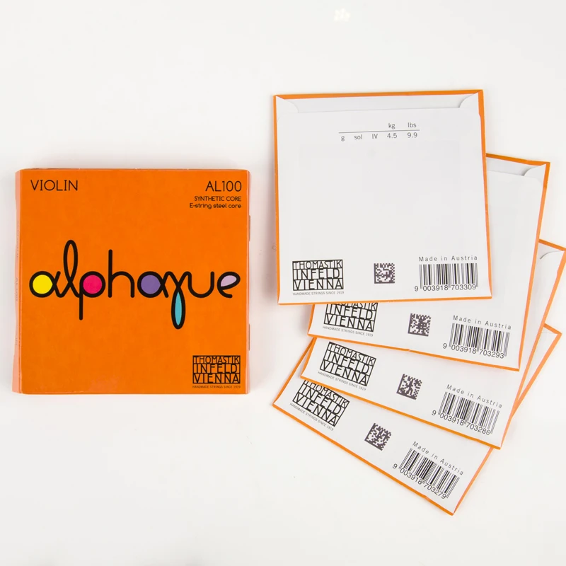 Thomastik-Infeld ALPHAYUE комплект скрипичных струн AL100 4 струны синтетический сердечник