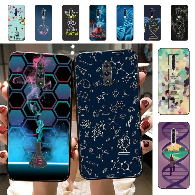 

Love Chemistry Phone Case for Vivo Y91C Y11 17 19 17 67 81 Oppo A9 2020 Realme c3