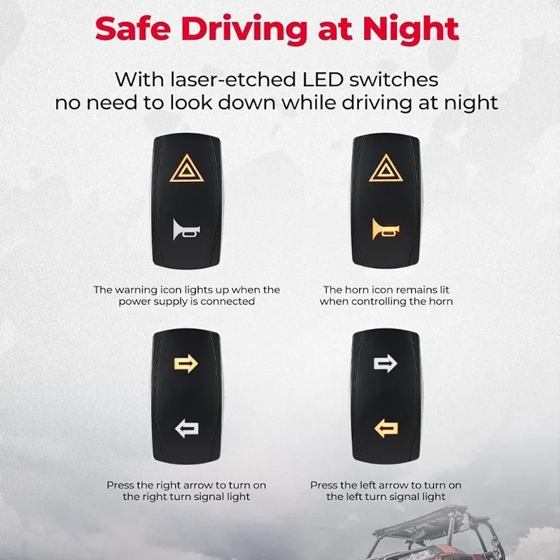 UTV поворотный s-ignal комплект универсальный ATV s-образный ремень с j-oystick