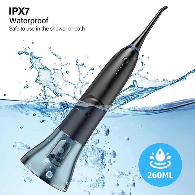 

Portable water floss household electric dental cleaner high frequency pulse intelligent electric tooth cleaner tooth punch