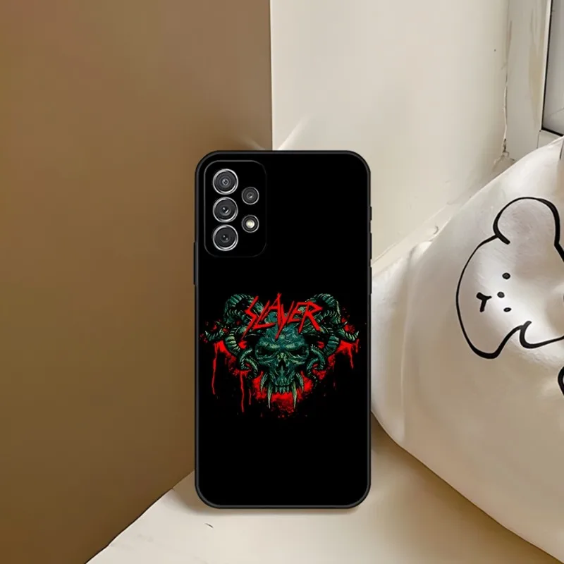 Slayer Heavy Metal Rock Band Phone Case For Samsung Galaxy S23 S10 S20 S22 S30 S7 S21 S8 S9 Pro Plus Telefoon Cover images - 6