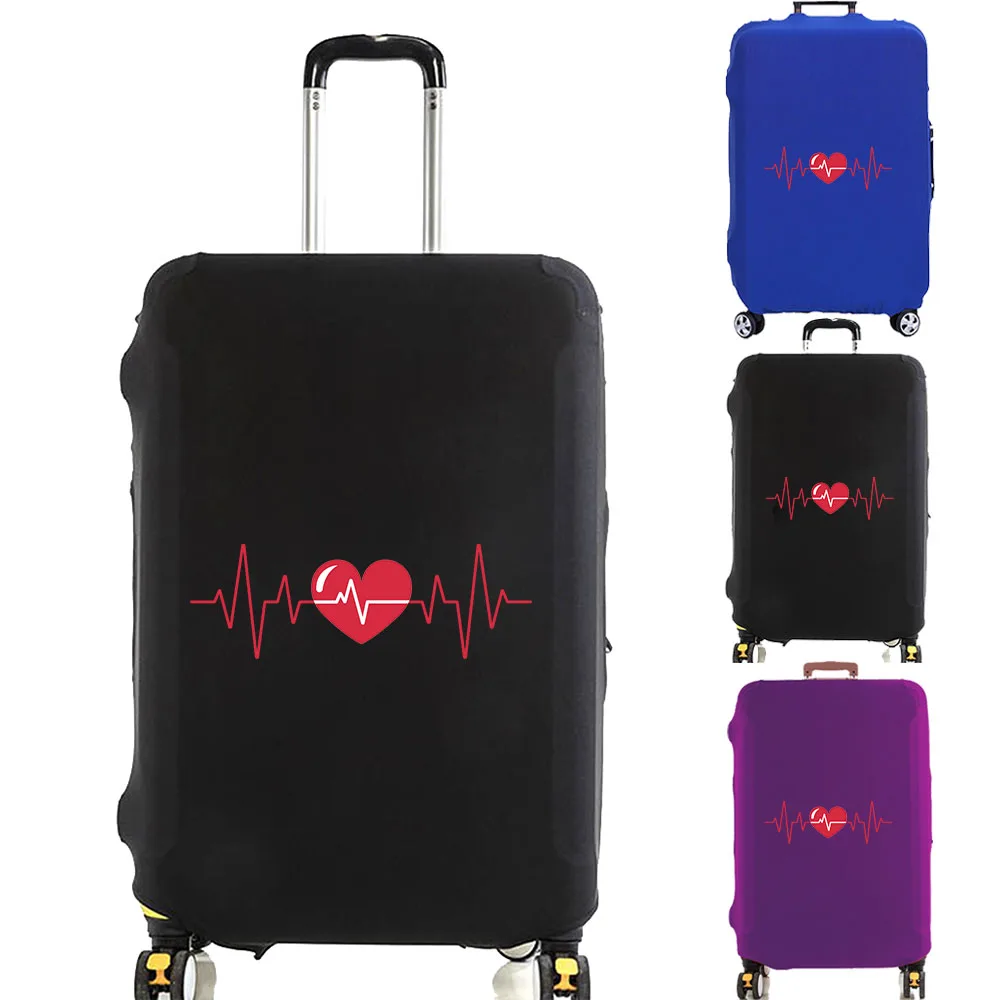 

Luggage Cover Suitcase Protector Love Series Printed Thicker Elastic Dust Covered for 18-32 Inch Trolley Case Travel Accessories