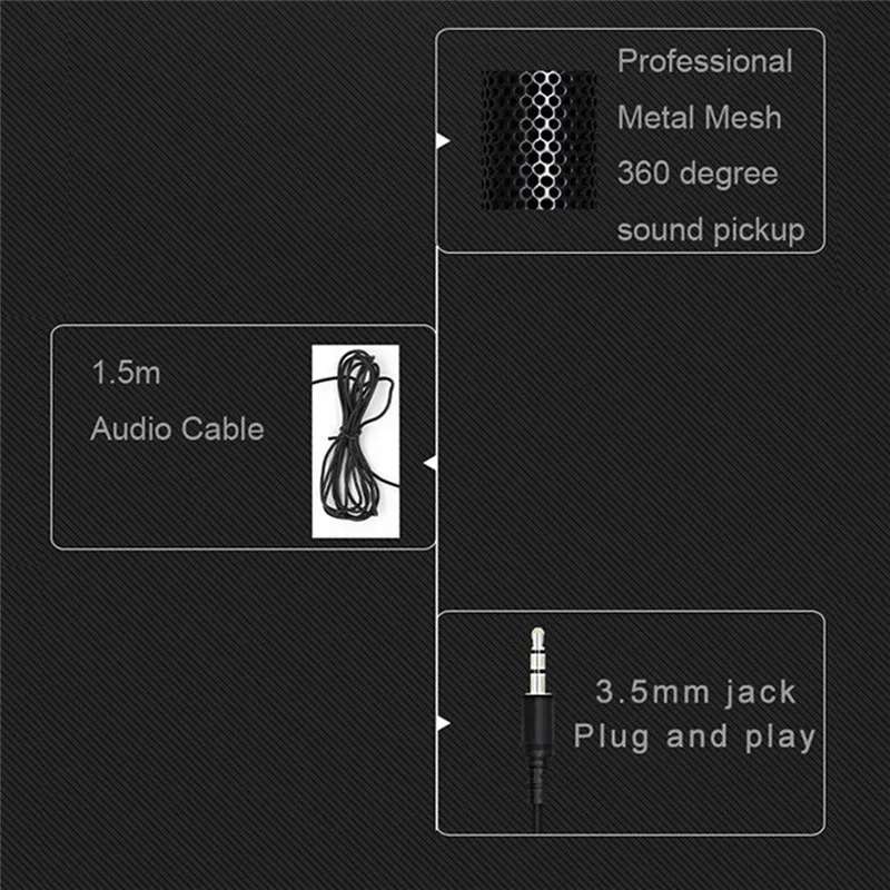 Недорогой Мини конденсаторный микрофон Yanmai для мобильного телефона интерфейс 3 5