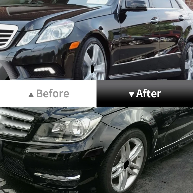 2 шт. для Benz W204 LCI C-Class 2012 2013 2014 C180 C250 C300 C350 C63 AMG Base Sedan Переднее крыло Боковые