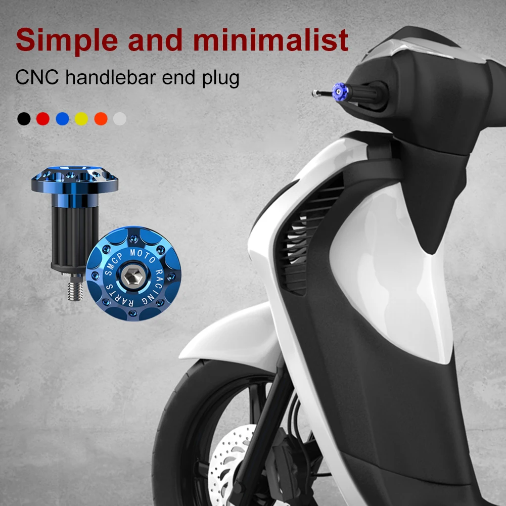 

Motorcycle Handle bar Ends Plug Grips Motor bike Bar End Plug for 16-18mm Handlebar Grip Cap Slider Dirt Bike Accessories