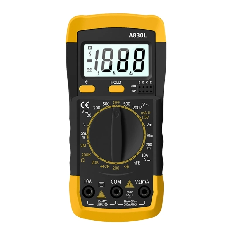 

LCD Digital Multimeter DC Voltage Diode Freguency Multi-functional Volt Test Current Voltmeter Ammeter Meter Gauge Detector