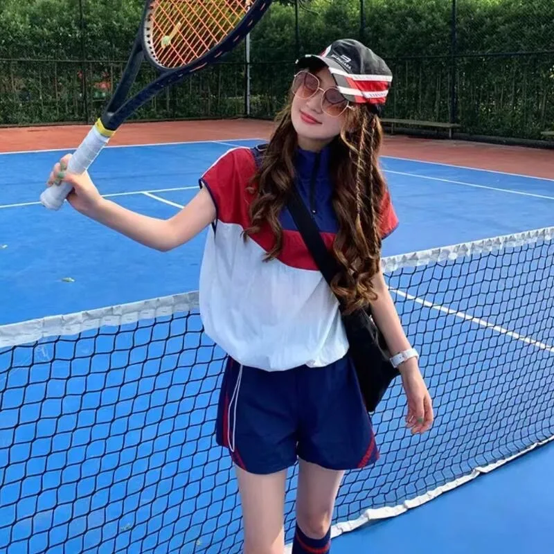 Women's Golf Clothing Utaa Golf Shirts Golf Shorts Golf Suit 2023 Women's Golf Wear New Goods 2-piece Set Women Tennis Suit