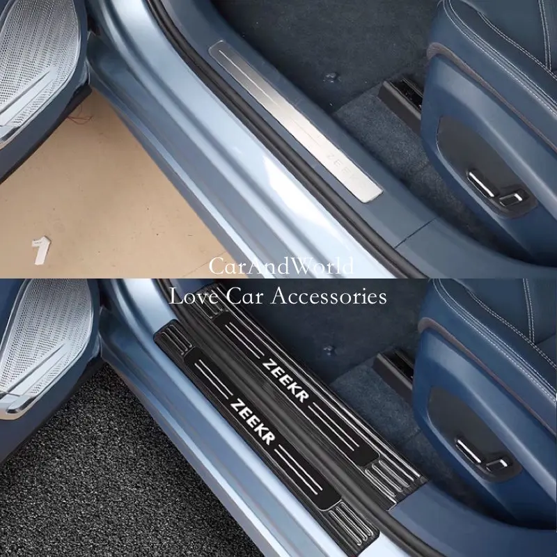 Применяется к ZEEKER 001 2021 - 2024 нержавеющая сталь Пороги износостойкие крышки двери