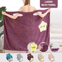 household wearable bathrobes women microfiber soft and skin friendly absorbent bath towels home textiles bathroom sauna towels
