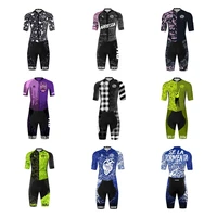 one piece lightweight short sleeve cycling tights mens fitness skeleton triathlon suit body letters ciclismo cycling speed suit