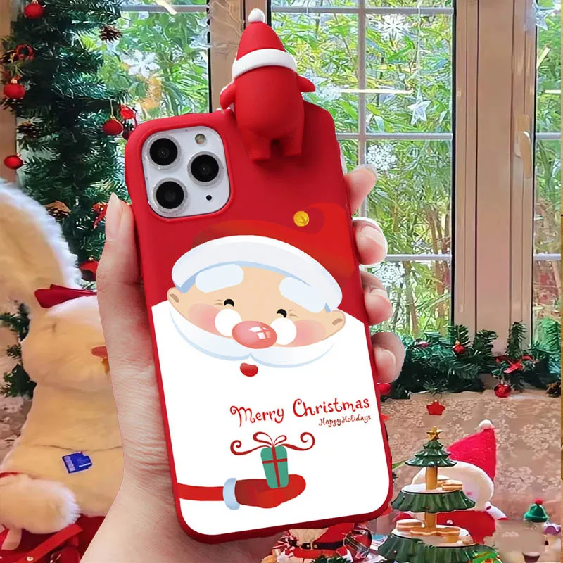 Рождественский олень 3D Санта-Клаус DIY Чехол для OnePlus 9 11 10T 11R 10 Pro Nord CE 3 Lite N20 SE N30 N200