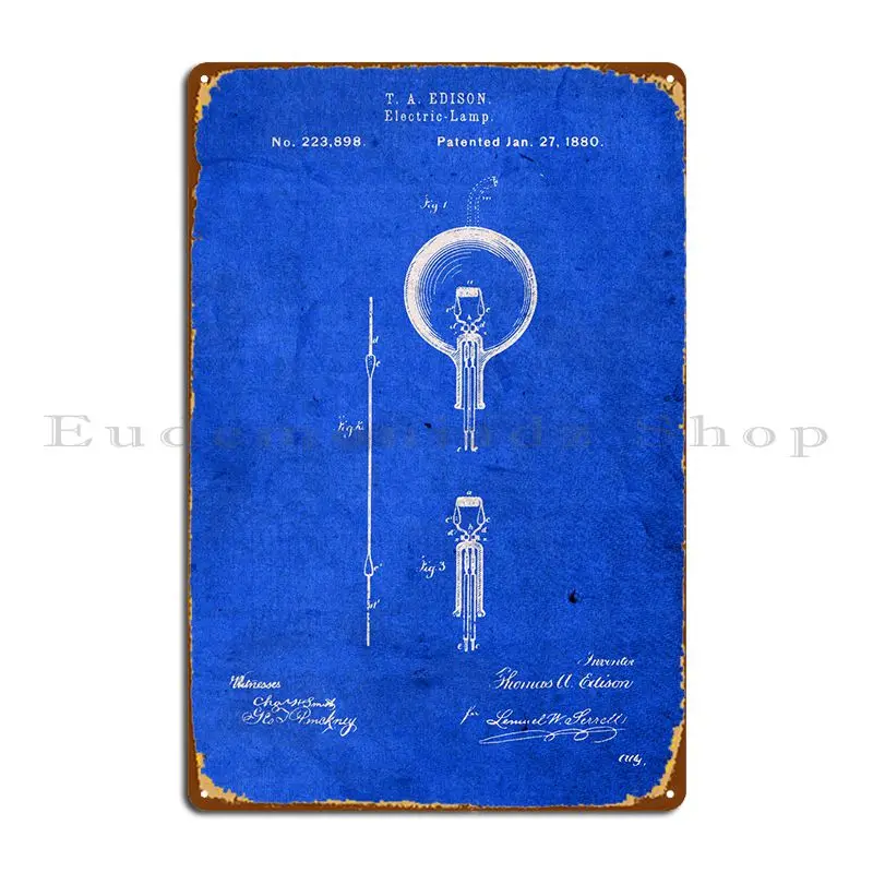 

Эдисон, лампочка, патент, металлический плакат, железная живопись для дома, забавная картина, кинотеатр, жестяной плакат