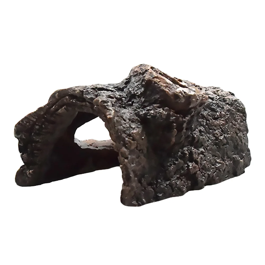 

Aquarium Fish Decor Driftwood Hiding Cave Tank Craft Shelter Decoration Terrarium Decorations Rocksartificial Wood Tree Trunk