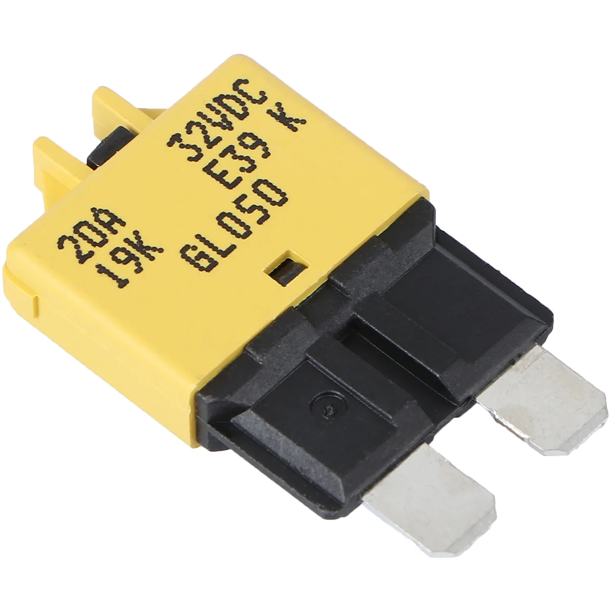 

15A 28V DC Circuit Breaker Trip Fuses Standard Fuse with Manual Reset for Car Truck Yellow