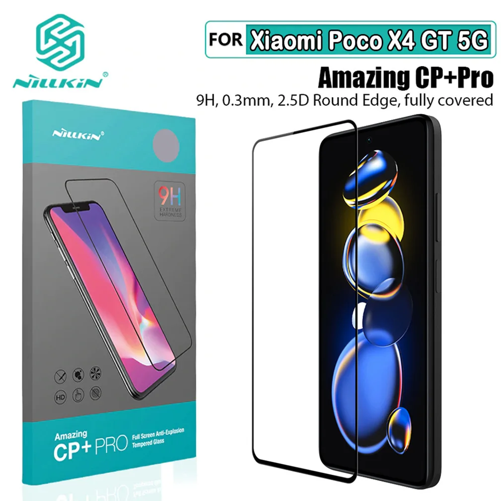 Стекло NILLKIN Amazing CP + Pro H /H для Xiaomi Poco X4 GT защита экрана закаленное стекло 5GT пленка |