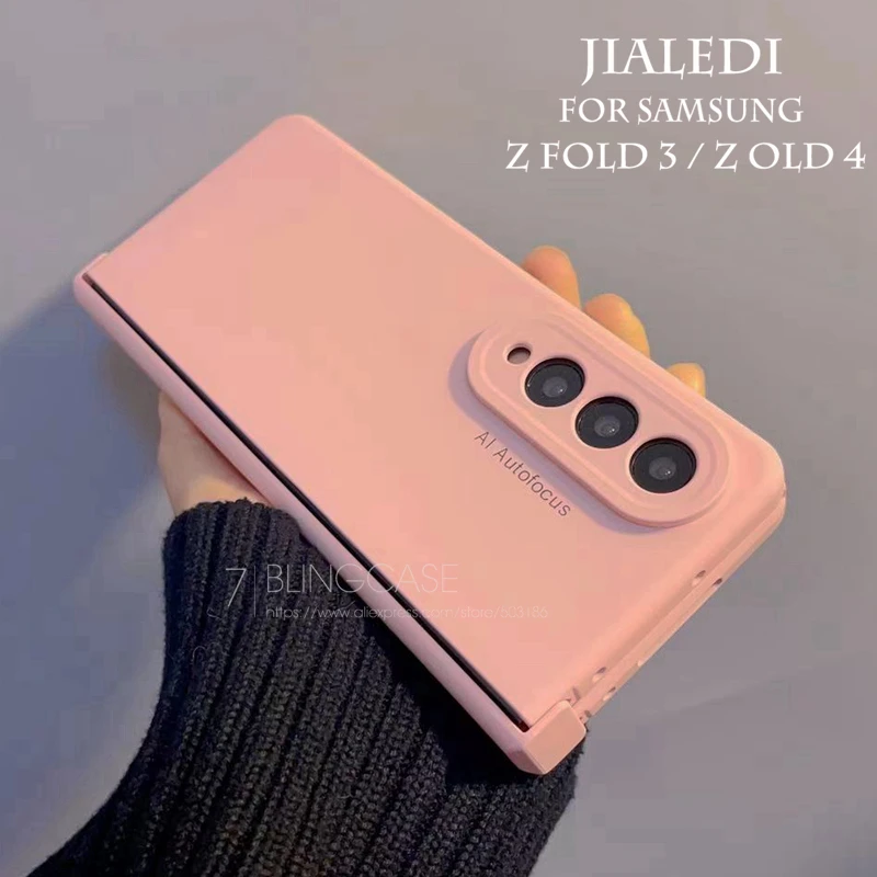 

For Samsung Galaxy Z Fold 4 Mobile Phone Case Tempered Glass Film Z Fold 3 Cover